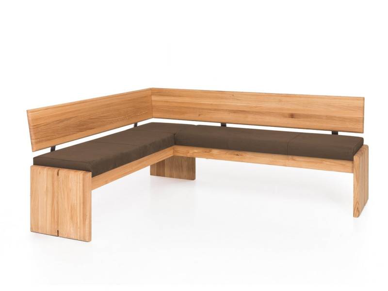 Moebel-Eins Eckbank, SCOTT Eckbank mit Truhe, Material Massivholz/Bezug Kunstfaser von Moebel-Eins