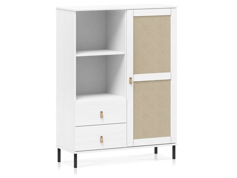 Moebel-Eins Highboard, CINOY Highboard I, Material Massivholz, Kiefer lackiert von Moebel-Eins