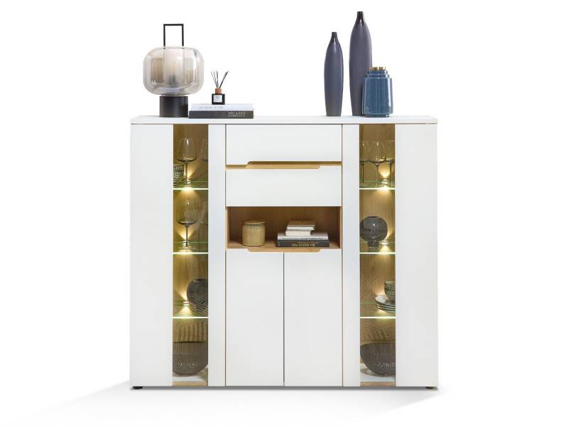 Moebel-Eins Highboard MAILAND Highboard, Material Dekorspanplatte, MAILAND Highboard, Material Dekorspanplatte von Moebel-Eins