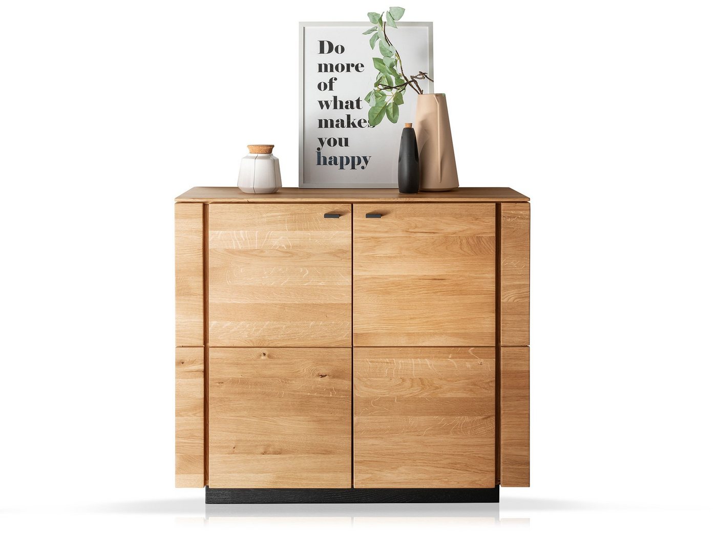 Moebel-Eins Kommode, NATANO Sideboard I, Material Massivholz, Wildeiche geölt von Moebel-Eins