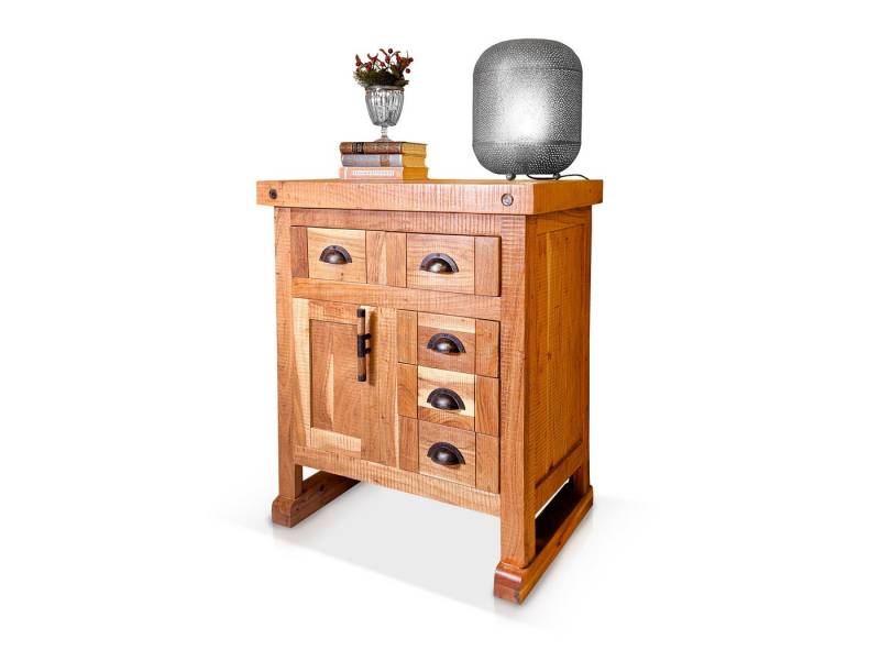 Moebel-Eins Kommode, WINCHESTER Sideboard I, Material Massivholz, Mango rustikal von Moebel-Eins