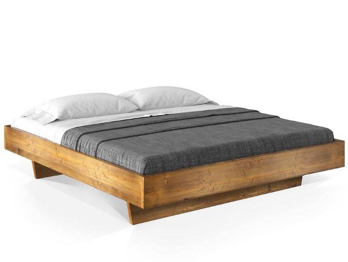Moebel-Eins Massivholzbett, CURBY Wangenbett ohne Kopfteil, Material Massivholz, 90 x 200 cm, vintage Moebel-Eins Massivholzbett, CURBY Wangenbett ohne Kopfteil, Material Massivholz, 90 x 200 cm, vintage von Möbel-Eins