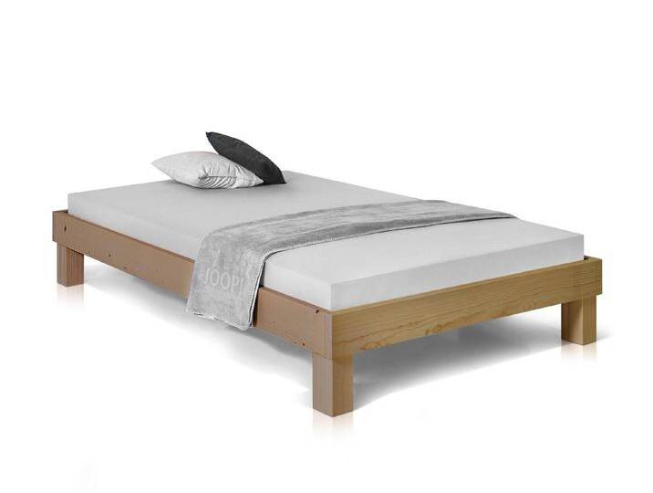 Moebel-Eins Massivholzbett, PUMBA Massivholzbett ohne Kopfteil, Material Massivholz, Fichte, 90 x 200 cm, eichefarbig Moebel-Eins Massivholzbett, PUMBA Massivholzbett ohne Kopfteil, Material Massivholz, Fichte, 90 x 200 cm, eichefarbig von Möbel-Eins
