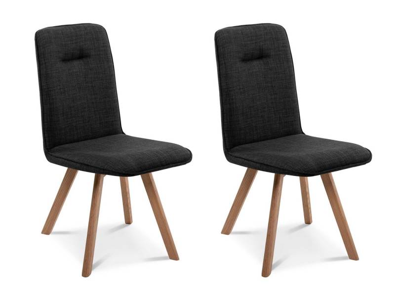 Moebel-Eins Polsterstuhl GLORIA 2er SET Polsterstühle, Gestell Massivholz, GLORIA 2er SET Polsterstühle, Gestell Massivholz von Moebel-Eins