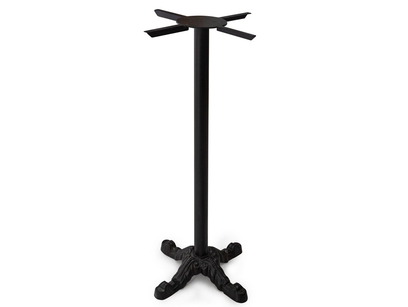 Moebel-Eins Tischgestell, Tischgestell für Bartisch, Material Metall, schwarz lackiert, Höhe: 118 cm von Moebel-Eins