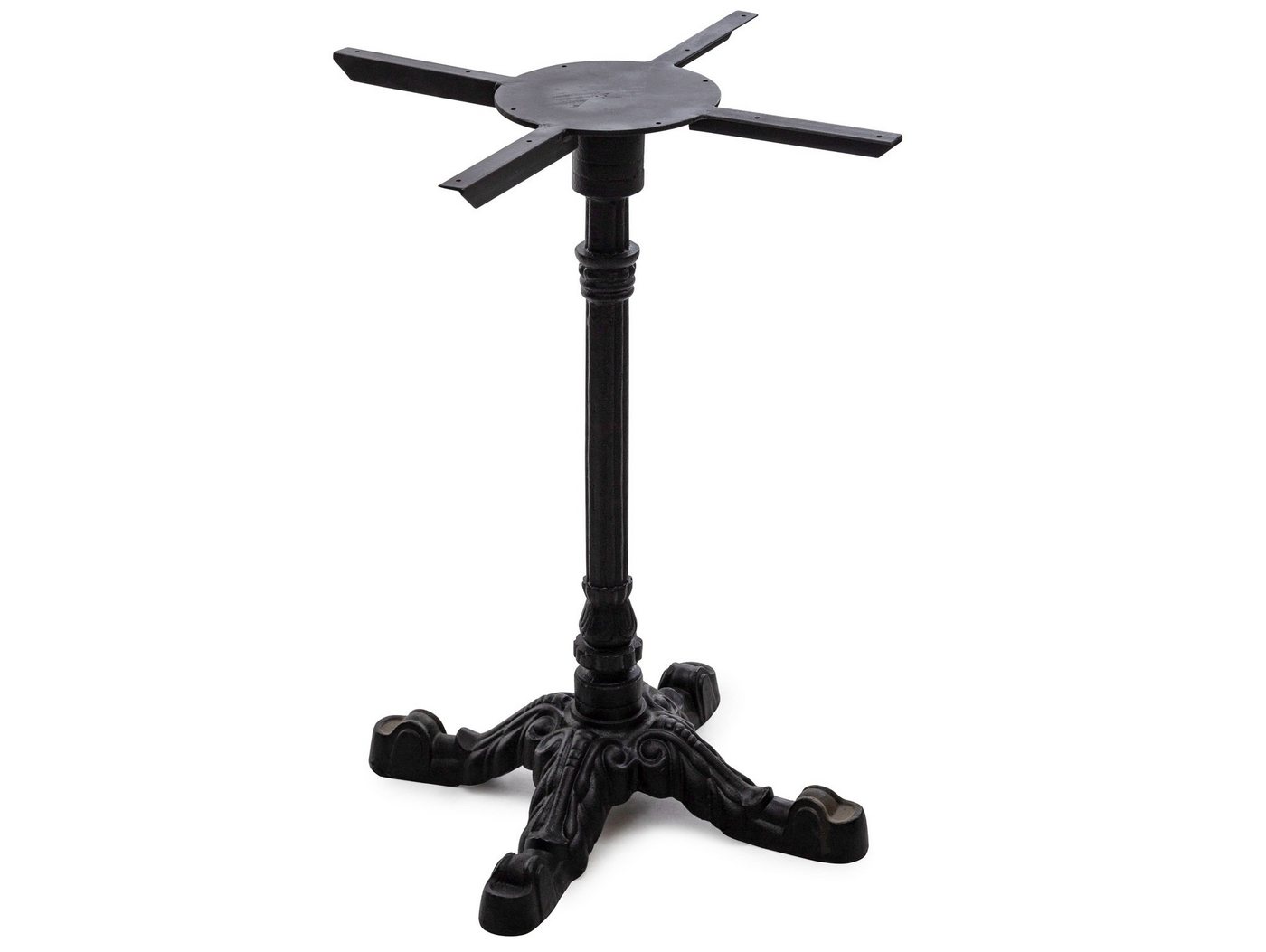 Moebel-Eins Tischgestell, Tischgestell für Esstisch, Material Metall, schwarz lackiert, Höhe: 73 cm von Moebel-Eins