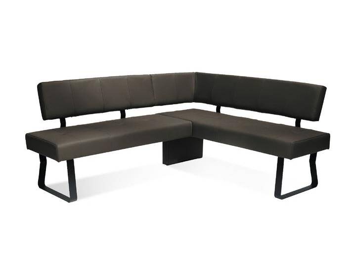 NASHVILLE Eckbank mit Echtlederbezug, Gestell Metall schwarz NASHVILLE Eckbank mit Echtlederbezug, Gestell Metall schwarz von Möbel-Eins