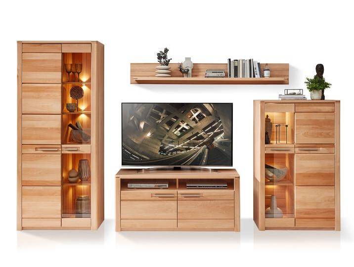 NESTOR ONE Wohnwand II, Material Teilmassiv, Kernbuche lackiert NESTOR ONE Wohnwand II, Material Teilmassiv, Kernbuche lackiert von Möbel-Eins