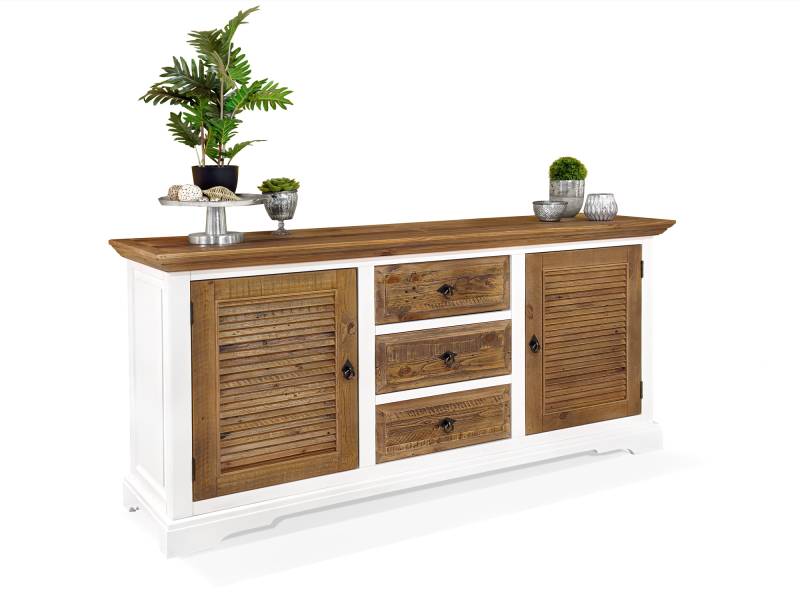 NOTTINGHAM Sideboard, recyceltes Altholz, teilmassiv von Möbel-Eins