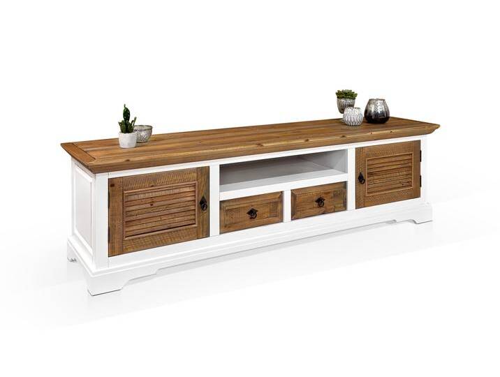 NOTTINGHAM TV-Board II, recyceltes Altholz, teilmassiv von Möbel-Eins