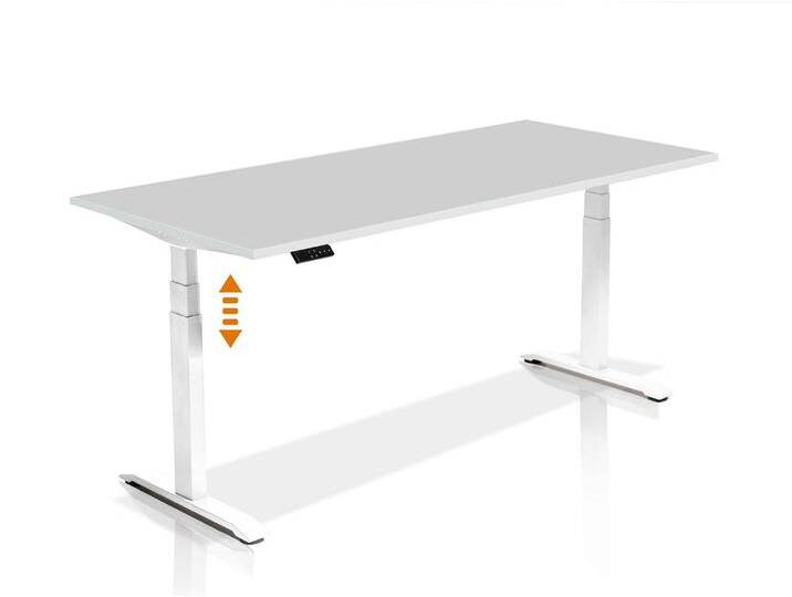 OFFICE ONE elektrisch höhenverstellbarer Schreibtisch / von Möbel-Eins