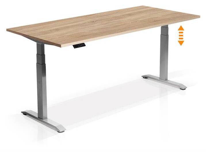 OFFICE ONE elektrisch höhenverstellbarer Schreibtisch / von Möbel-Eins