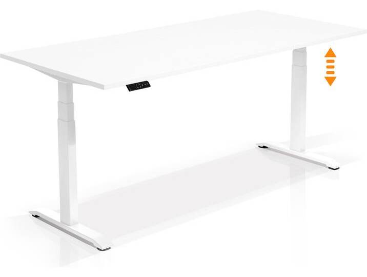 OFFICE ONE elektrisch höhenverstellbarer Schreibtisch / von Möbel-Eins