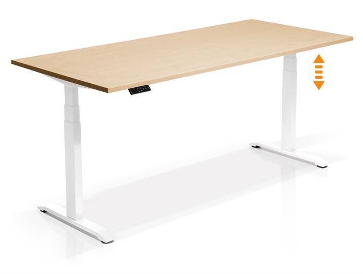 OFFICE ONE elektrisch höhenverstellbarer Schreibtisch / OFFICE ONE elektrisch höhenverstellbarer Schreibtisch / von Möbel-Eins