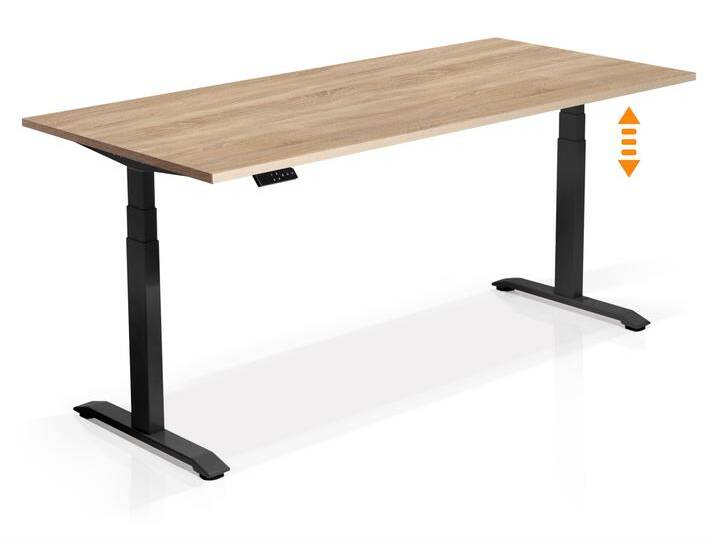 OFFICE ONE elektrisch höhenverstellbarer Schreibtisch / OFFICE ONE elektrisch höhenverstellbarer Schreibtisch / von Möbel-Eins