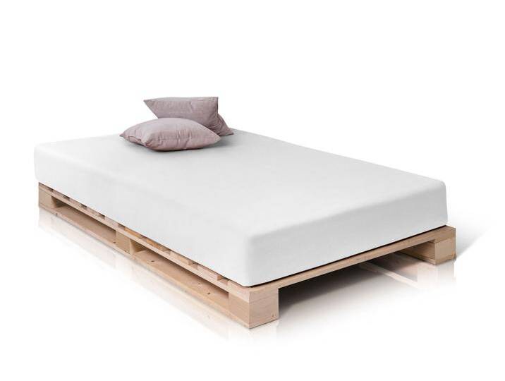 PALETTI Massivholzbett / Palettenbett, 120 x 200 cm PALETTI Massivholzbett / Palettenbett, 120 x 200 cm von Möbel-Eins