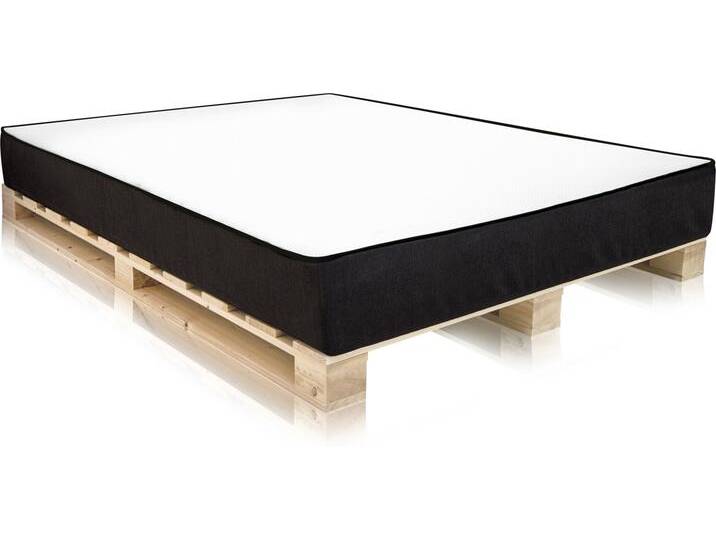 PALETTI Massivholzbett / Palettenbett inkl. MOODY Matratze von Möbel-Eins