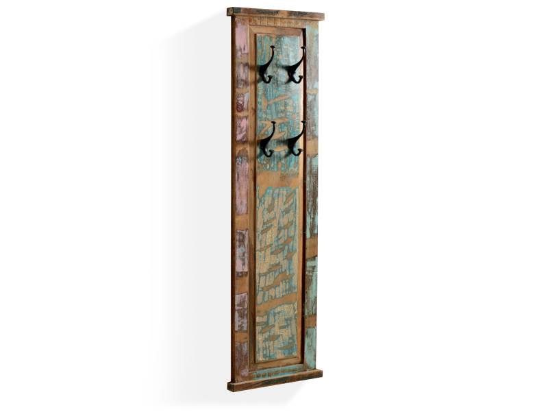 RIVERBOAT Garderobenpaneel aus Altholz, Material Massivholz, Vintage-Optik von Möbel-Eins