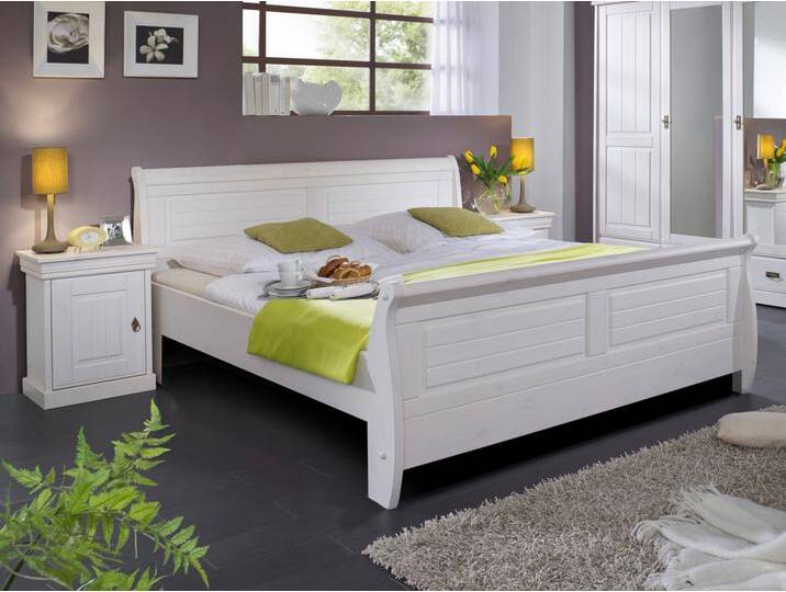 ROMAN Massivholzbett Kiefer weiss, 180 x 200 ROMAN Massivholzbett Kiefer weiss, 180 x 200 von Möbel-Eins