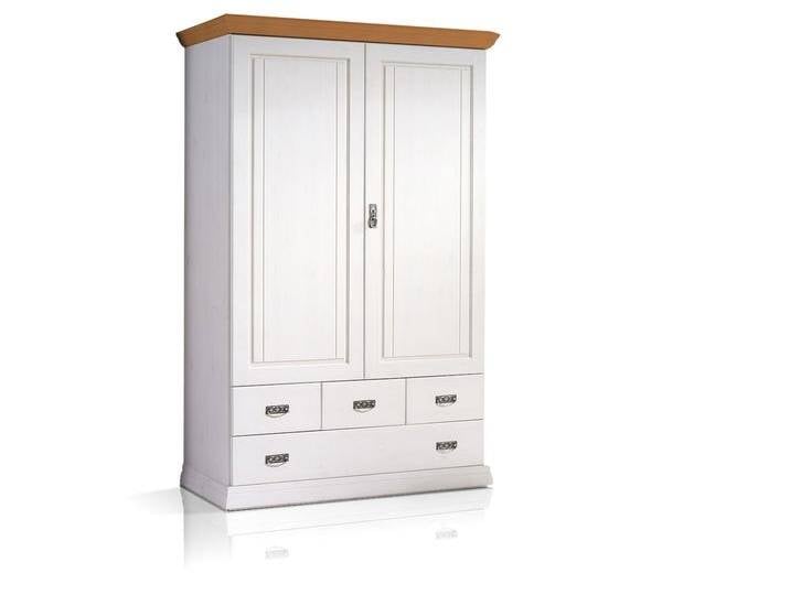 ROMAN Wäscheschrank, Material Massivholz, Kiefer, weiss / honig ROMAN Wäscheschrank, Material Massivholz, Kiefer, weiss / honig von Möbel-Eins