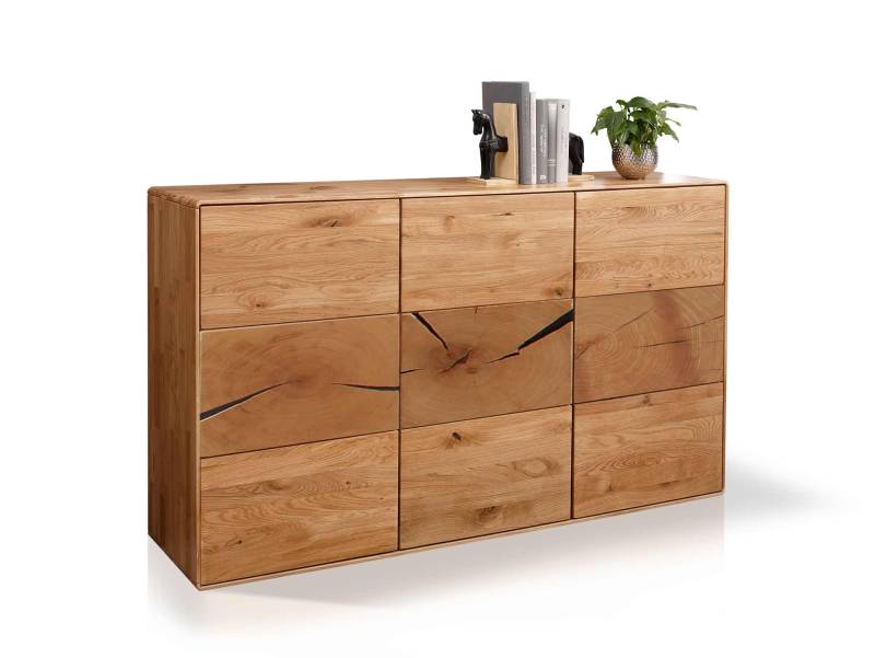 SARRAGOSSA Sideboard I, Material Massivholz, Wildeiche geölt von Möbel-Eins