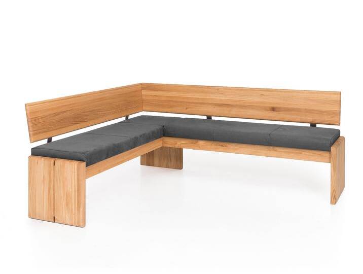 SCOTT Eckbank mit Truhe, Material Massivholz / Bezug von Möbel-Eins