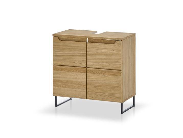 SEYTON Waschbeckenunterschrank, Material Teilmassiv, eichefarbig von Möbel-Eins