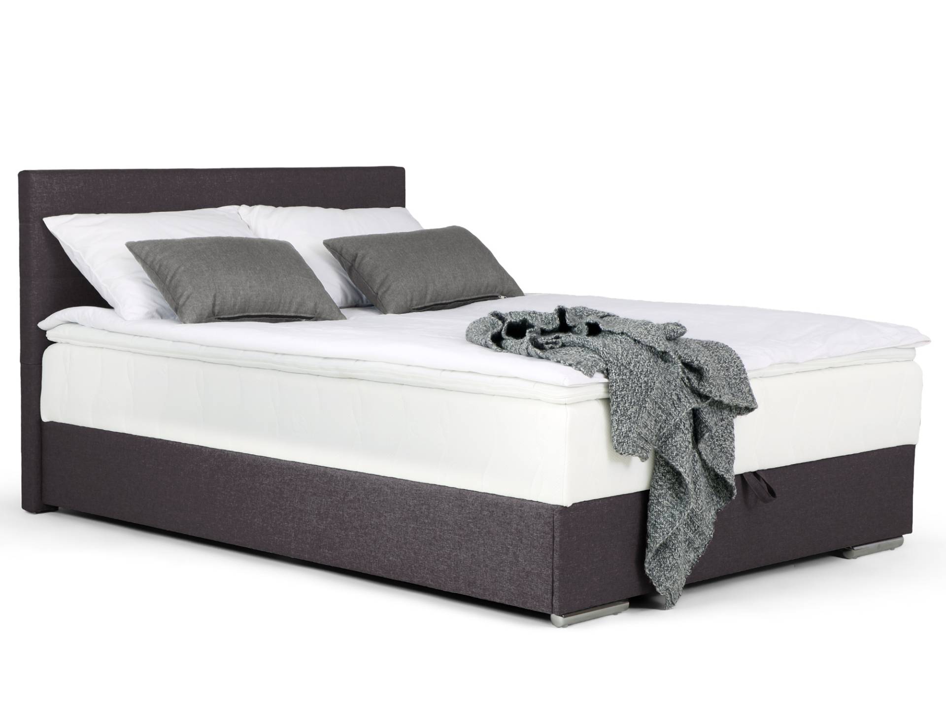 TALIDO Boxspringbett / Singlebett mit Bettkasten inkl. Topper von Möbel-Eins