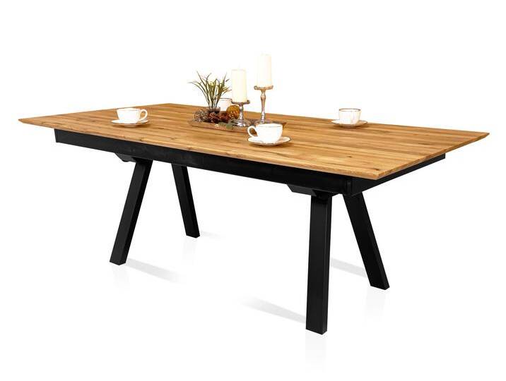 TEMUCO Esstisch ausziehbar, Material Massivholz / Metall TEMUCO Esstisch ausziehbar, Material Massivholz / Metall von Möbel-Eins