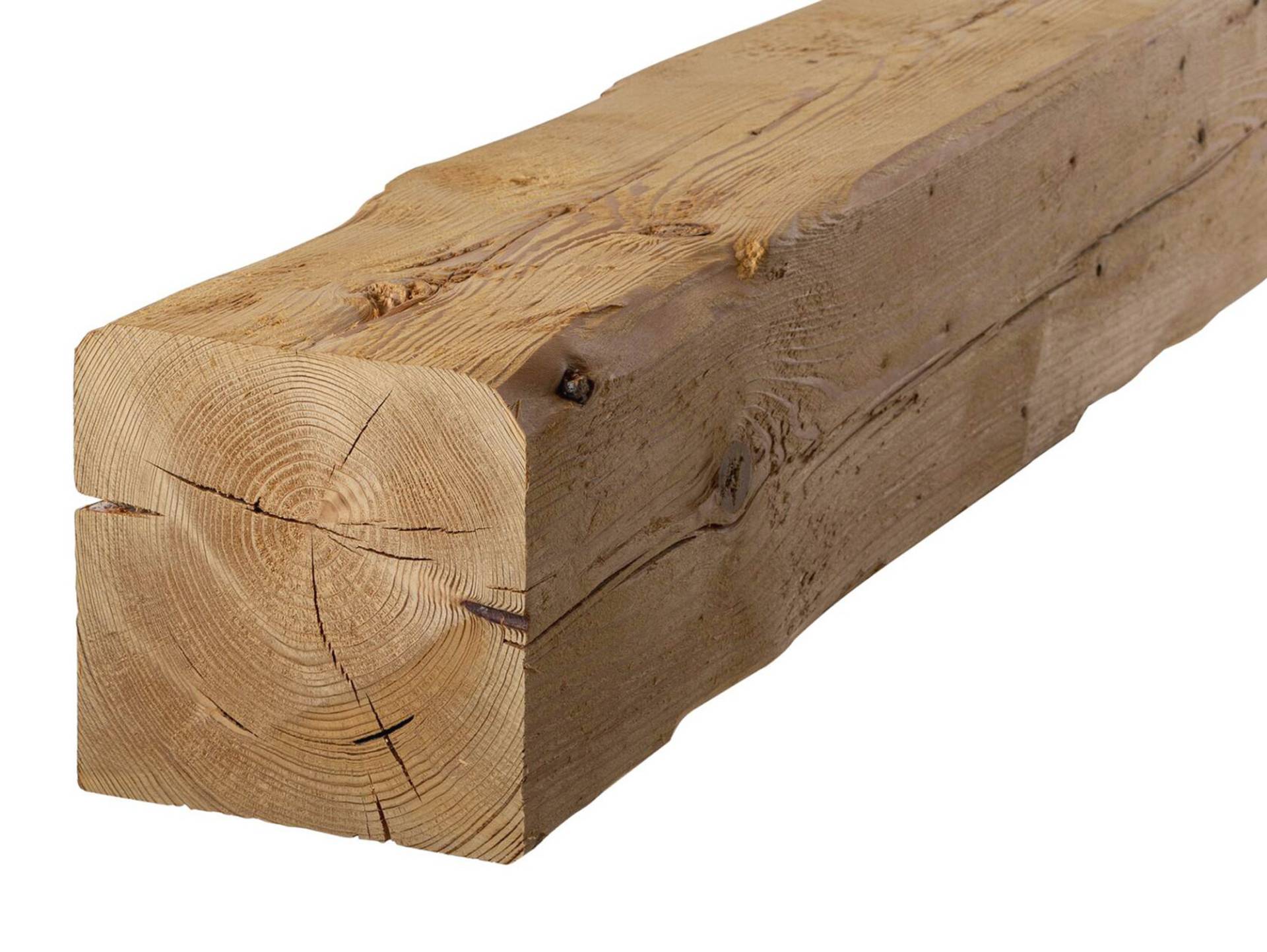 THERMO-Fichtenbalken gehackt, THERMO-Fichte gedämpft, Material Massivholz von Möbel-Eins