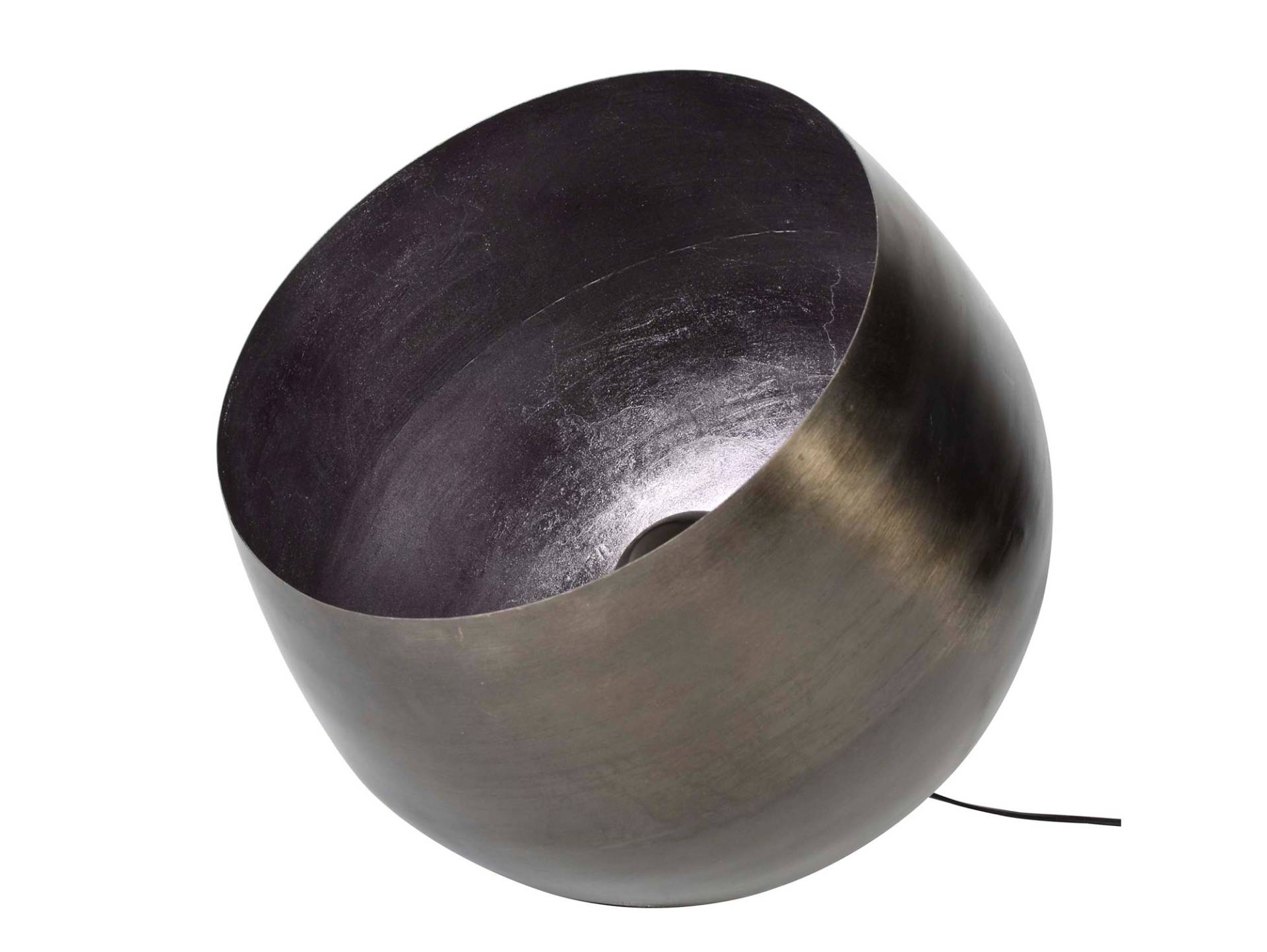 TILA Tischleuchte XL, Metall Nickel schwarz von Möbel-Eins