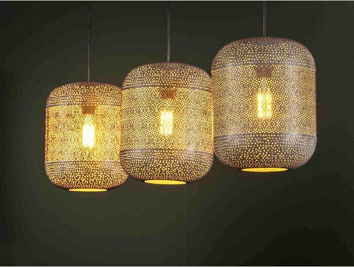 TITIAN Hängelampe, 3-flammig, Metall silberfarbig TITIAN Hängelampe, 3-flammig, Metall silberfarbig von Möbel-Eins