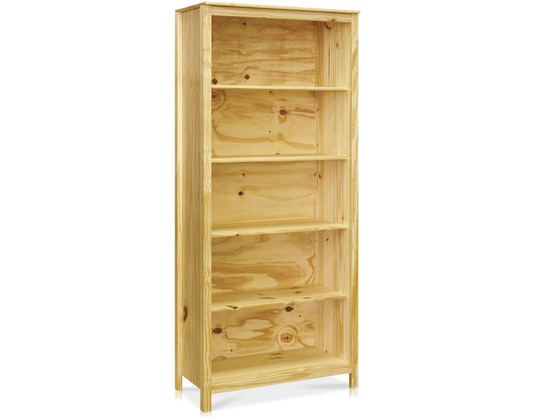TOBINO Bücherregal 5 Fächer, Material Massivholz, Kiefer von Möbel-Eins