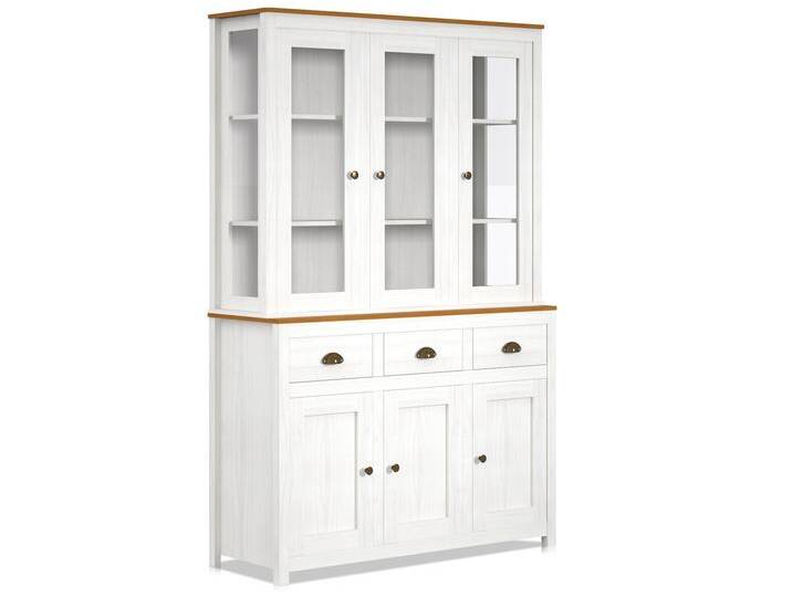 TRICO Buffet, Material Massivholz, weiss / eichefarbig TRICO Buffet, Material Massivholz, weiss / eichefarbig von Möbel-Eins