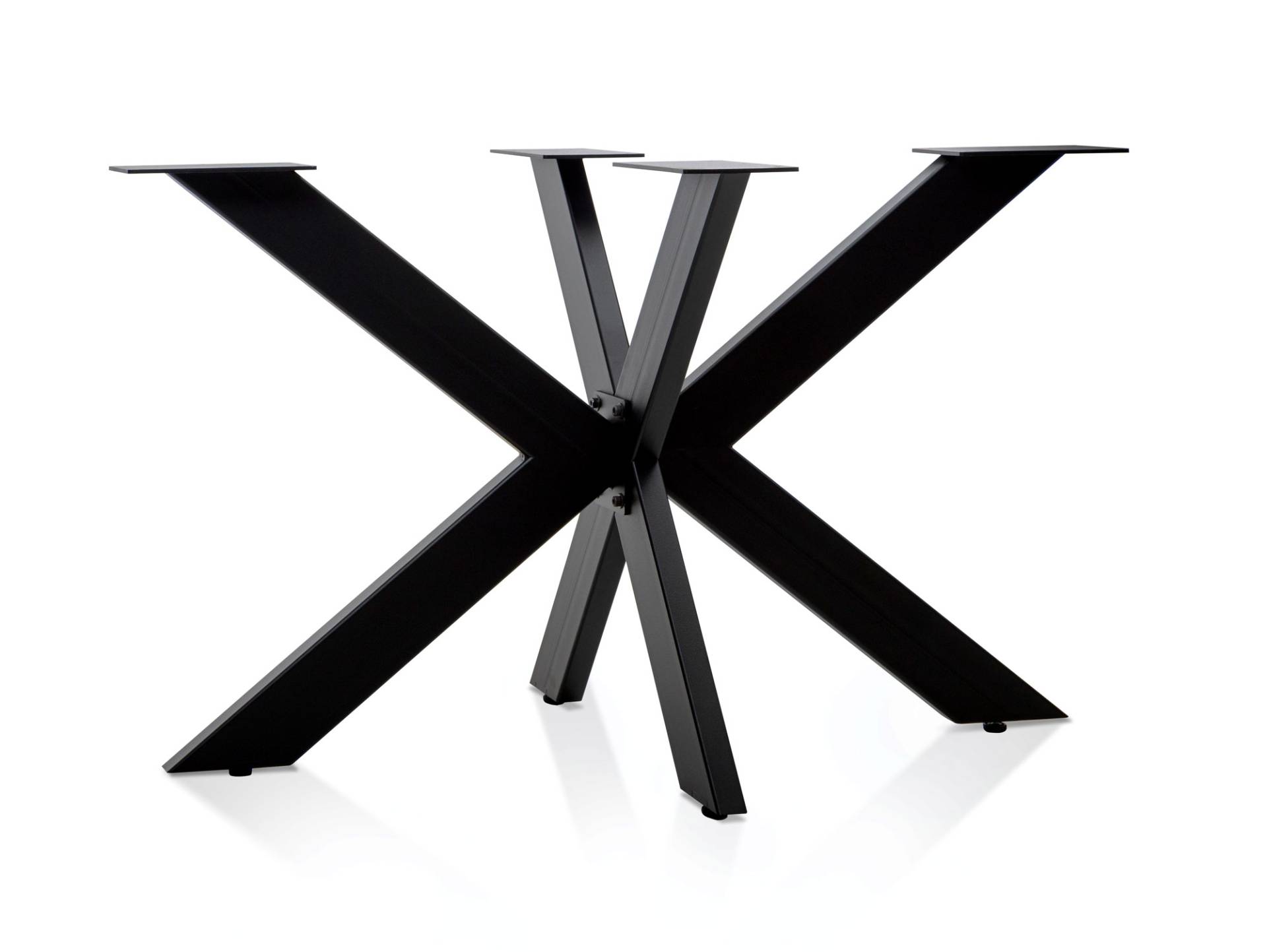 Tischgestell Doppel-X pulverbeschichtet schwarz RAL9005 FS Tischgestell Doppel-X pulverbeschichtet schwarz RAL9005 FS von Möbel-Eins