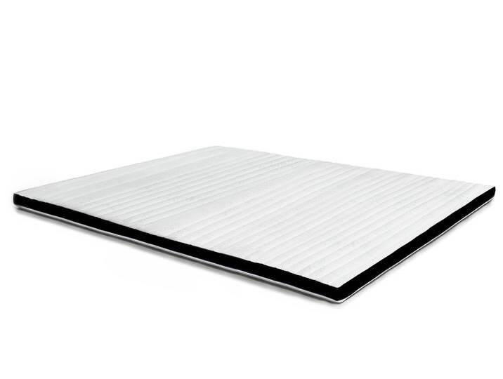 Topper II Viscoschaum, 8 cm, 7-Zonen, mit schwarzem Mesh, 90 x von Möbel-Eins