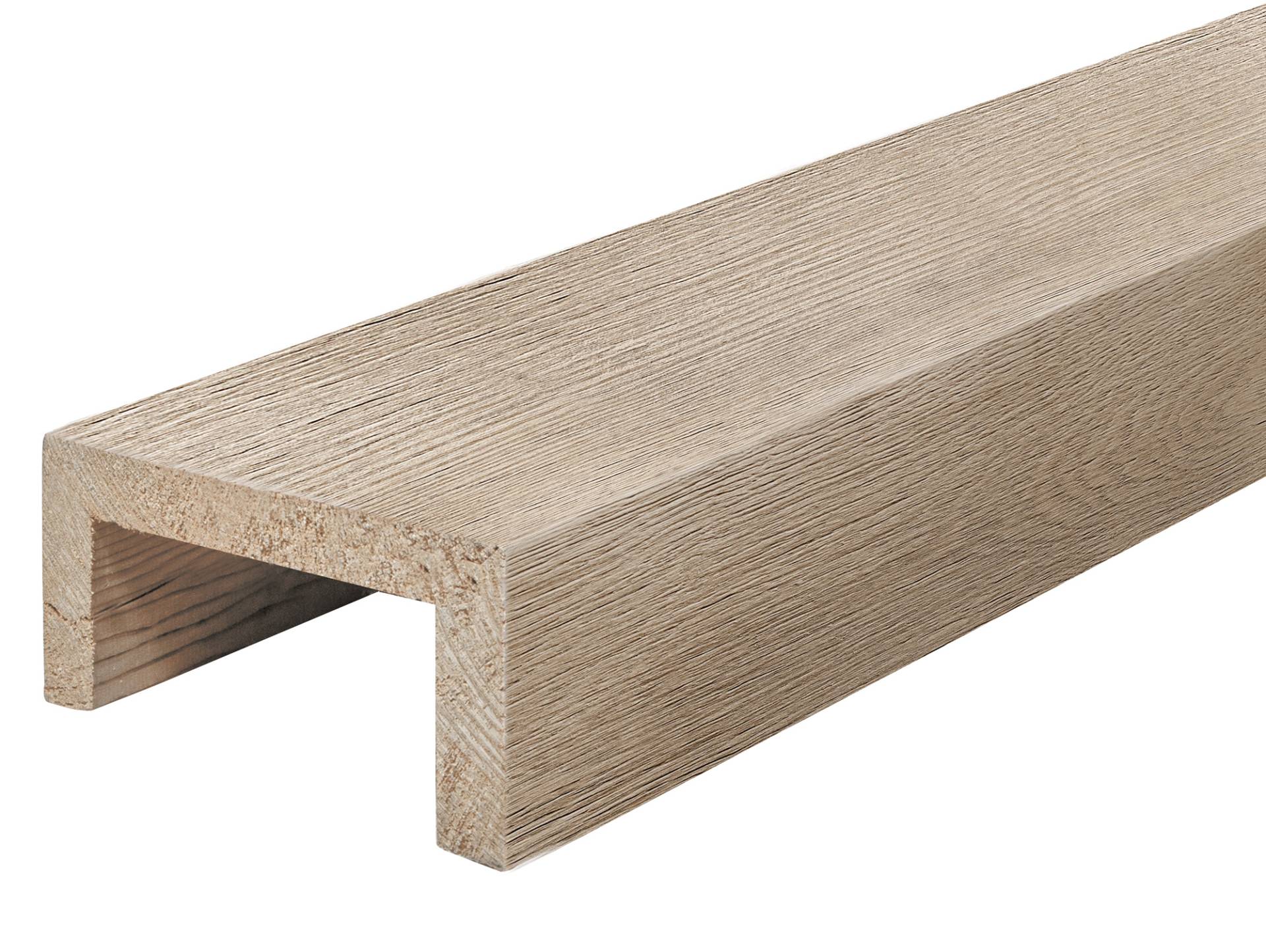 U-Balken  /  Zierbalken gebürstet, Eiche, Material Massivholz von Möbel-Eins