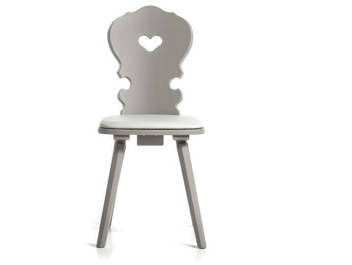 VALERIO Stuhl, Material Massivholz, Fichte lackiert, hellgrau VALERIO Stuhl, Material Massivholz, Fichte lackiert, hellgrau von Möbel-Eins