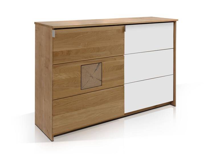 VALESCA Kommode mit massiver Front, Material Dekorspanplatte VALESCA Kommode mit massiver Front, Material Dekorspanplatte von Möbel-Eins