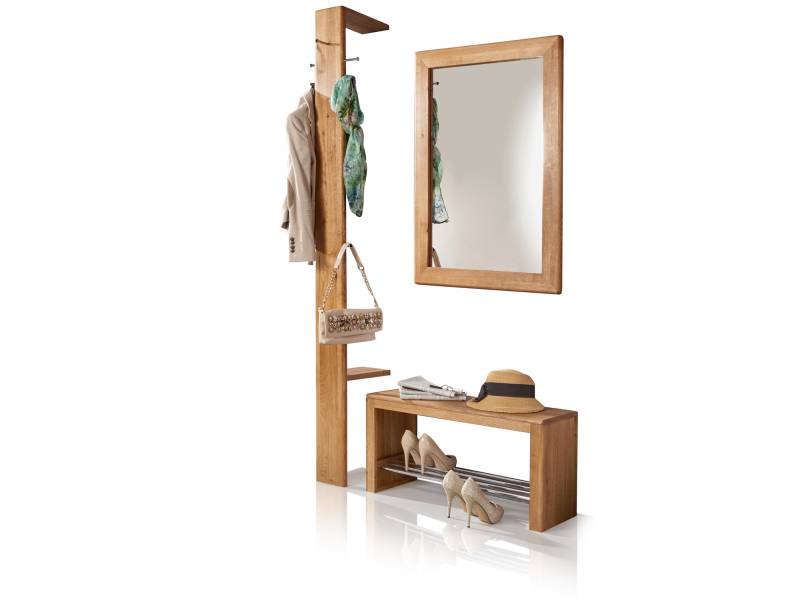 VERONA Garderobe, Material Massivholz, Wildeiche geölt VERONA Garderobe, Material Massivholz, Wildeiche geölt von Möbel-Eins