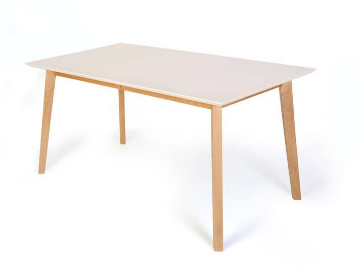 VINCENT Esstisch, Material Massivholz, 120/165 x 80 cm von Möbel-Eins