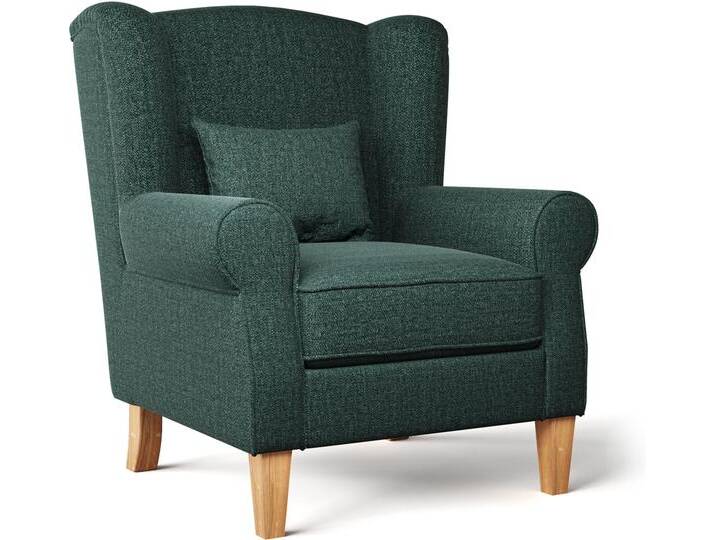 WILLY Ohrensessel, Material Stoff, Dunkelgrün WILLY Ohrensessel, Material Stoff, Dunkelgrün von Möbel-Eins