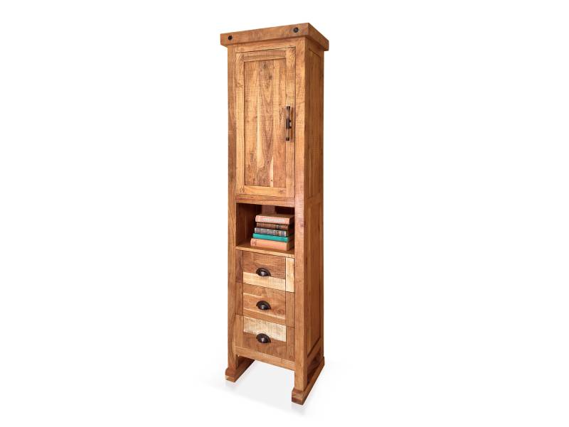 WINCHESTER Bad Standregal III, Material Massivholz, Mango rustikal von Möbel-Eins