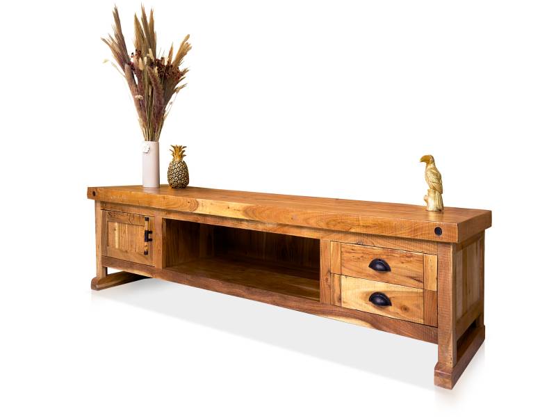 WINCHESTER TV-Board II, Material Massivholz, Mango rustikal von Möbel-Eins