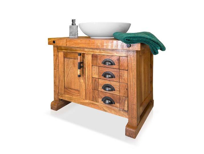 WINCHESTER Waschbeckenunterschrank I, Material Massivholz von Möbel-Eins