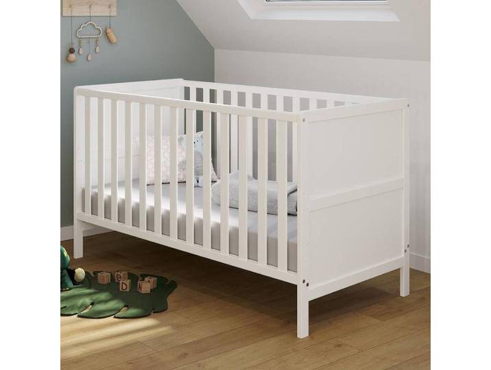 Babybett Gitterbett Liegefläche 70x140 cm höhenverstellbar Babybett Gitterbett Liegefläche 70x140 cm höhenverstellbar von Möbel-Exclusive
