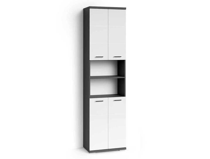 Badezimmerhochschrank in modernem Design Hochglanz Front von Möbel-Exclusive