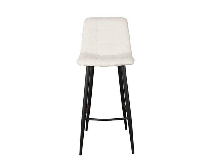 Barhocker aus Metall Boucle Stoff (2er Set) von Möbel-Exclusive