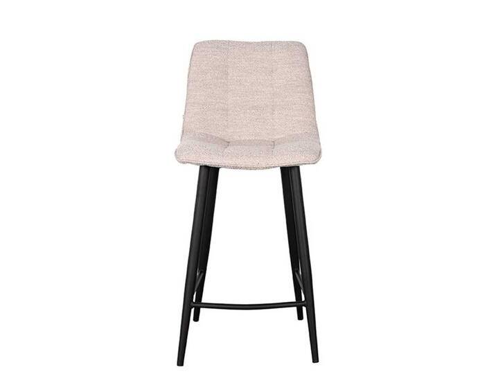 Barhocker aus Metall Boucle Stoff (2er Set) von Möbel-Exclusive