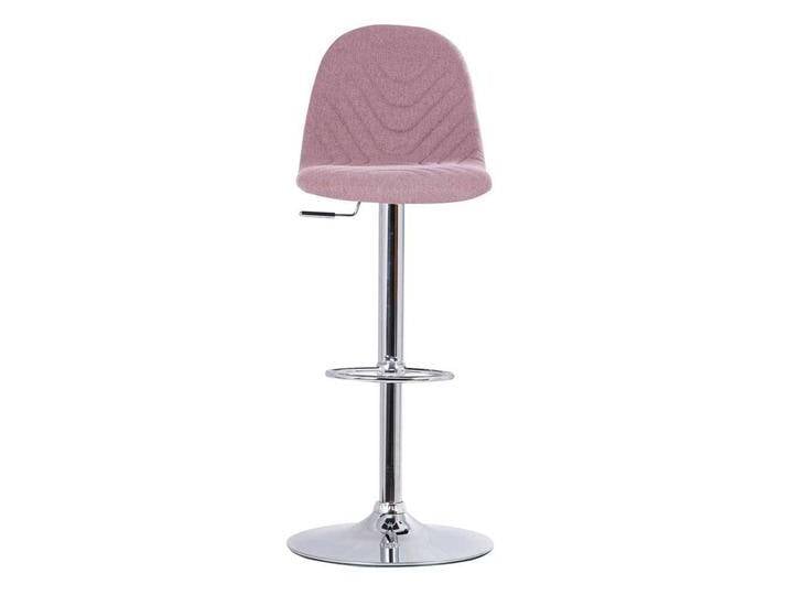 Barhocker höhenverstellbar drehbar in Rosa Chromfarben (2er Set) von Möbel-Exclusive